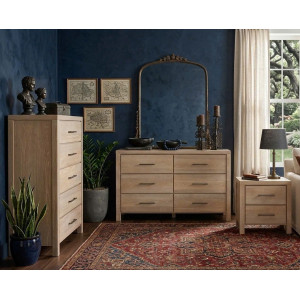 B5822 Collection 01 : Bộ 3 Bàn Trang Trí - Màu Kem Sứ Nung